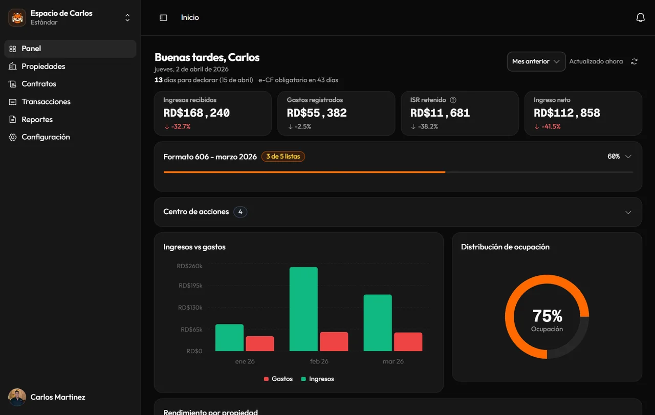 Screenshot of DomiProp