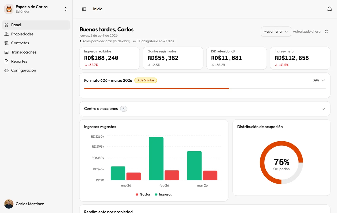 Screenshot of DomiProp
